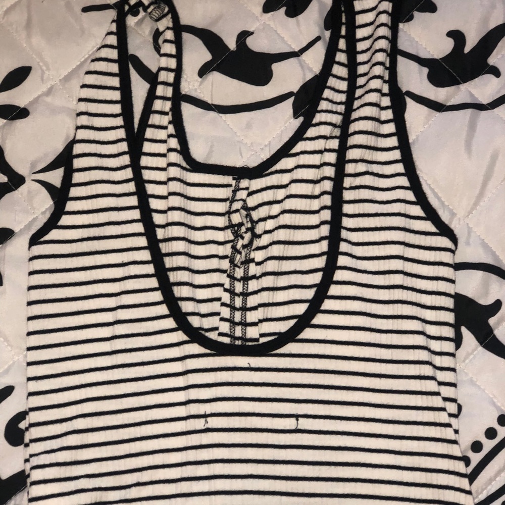 Striped Body Suit - Picture 2 of 2